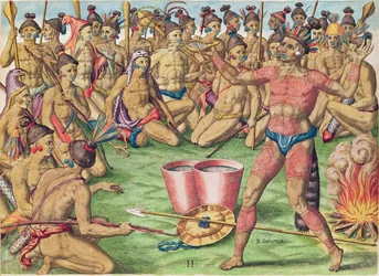 Satoutiona se prepara para la batalla, de 